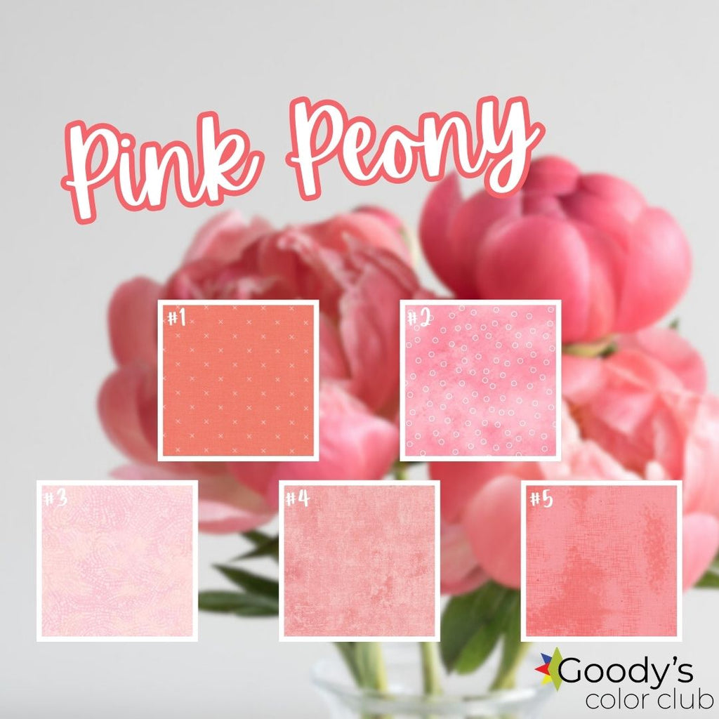 Goody's Color Club - November '24 Pink Peony Fabrics GE Designs