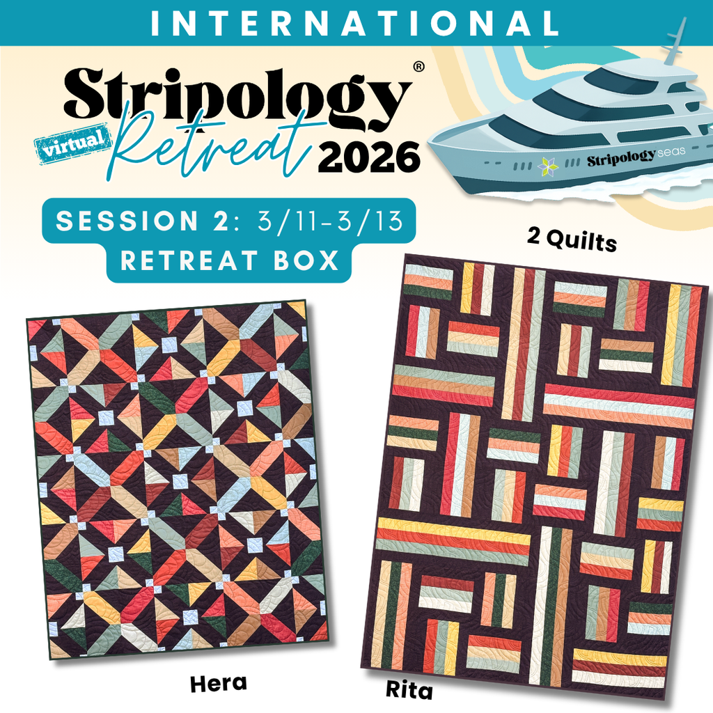 INTERNATIONAL Stripology Virtual Retreat 2026 - Session 2 - BOX Fabrics GE Designs