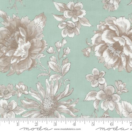 Sandalwood Floral Eucalyptus 108019-13 108" Wide - 1 YARD Fabrics Moda Fabrics