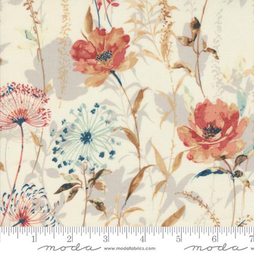 Sandalwood Meadow Floral Opal 44380-11 - 3 YARD Fabrics Moda Fabrics