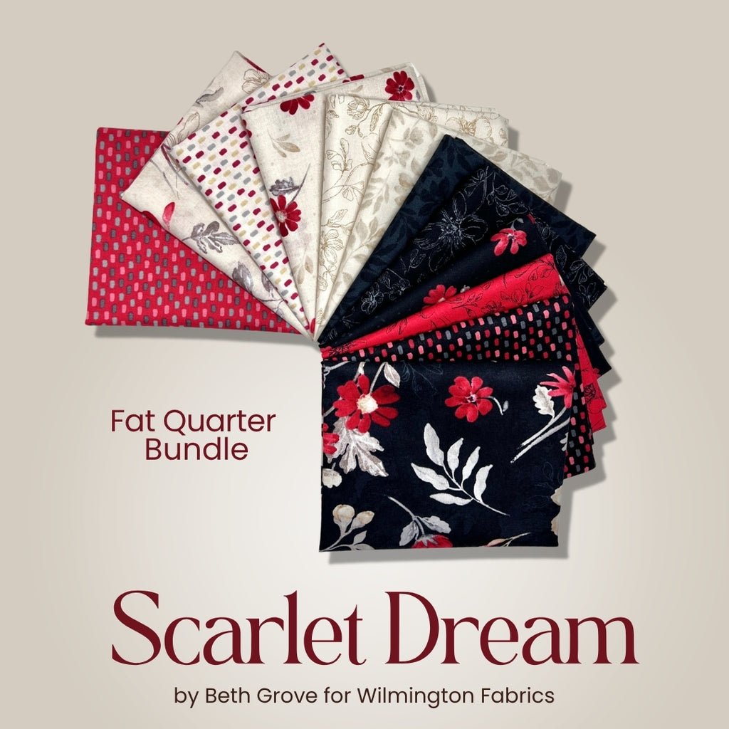 Scarlet Dreams Fat Quarter Bundle Fabrics Wilmington