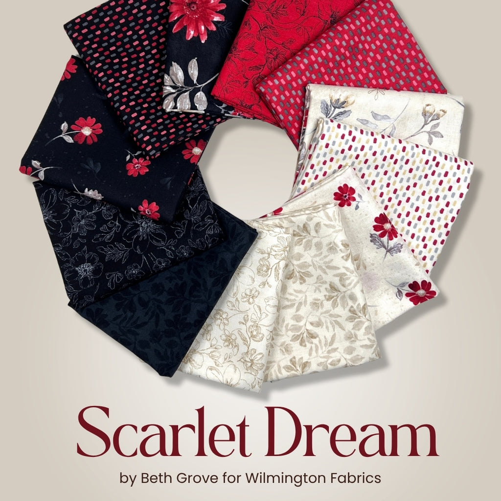 Scarlet Dreams Half Yard Bundle Fabrics Wilmington
