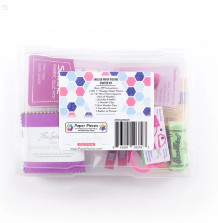 English Paper Piecing Starter Kit  Paper Pieces   