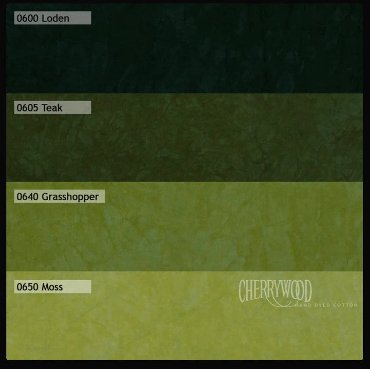 Cherrywood Grass Medley 4 pc Fat Quarter Bundle Fabrics Cherrywood   