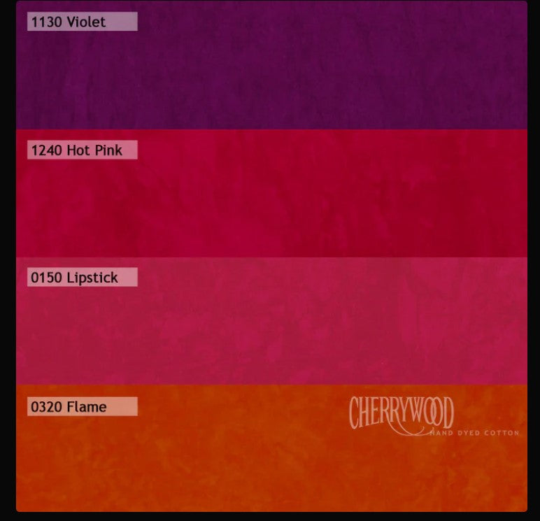 Cherrywood Hot Medley 4 pc Fat Quarter Bundle Fabrics Cherrywood Fabrics   