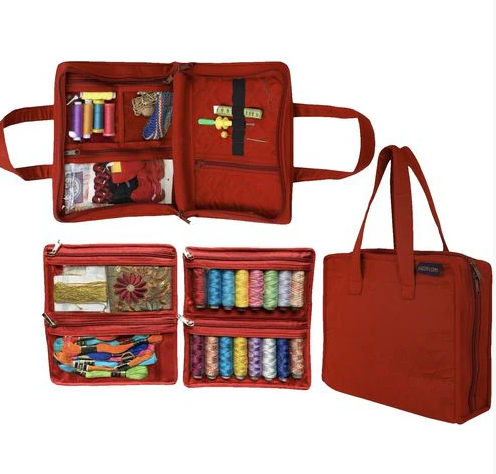 Yazzii Notions Tote- Portable Sewing Organizer CA455R Storage & Bags Yazzii