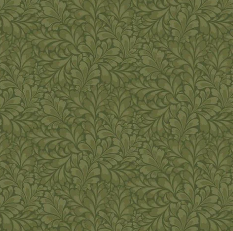 Flourish Green 5895 AA Fabrics P&B Textiles