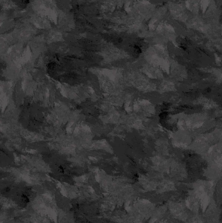 Crushed Velvet Texture Black 108" Wide Backing Fabric - CVEW6017K - 3 YARD CUT Fabrics P&B Textiles