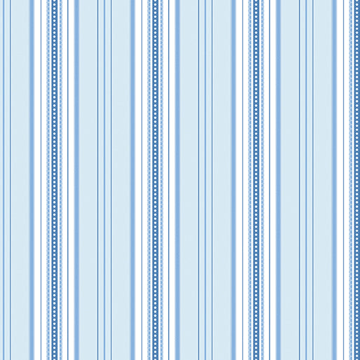 Simone Stripe Blue White 13333-52 Fabrics Benartex   