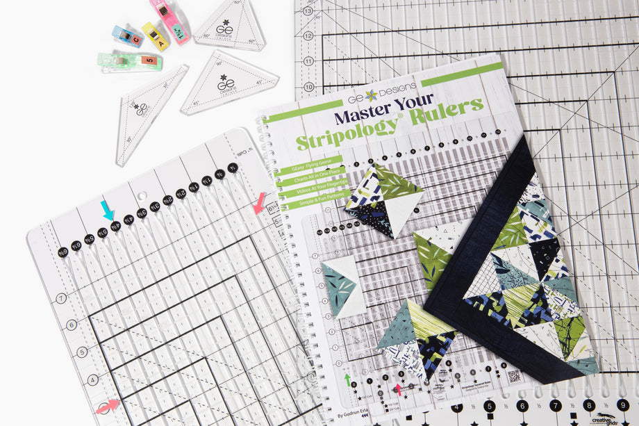 Stripology XL Ruler by Gudrun Erla - Cut 75% Faster | GE Designs