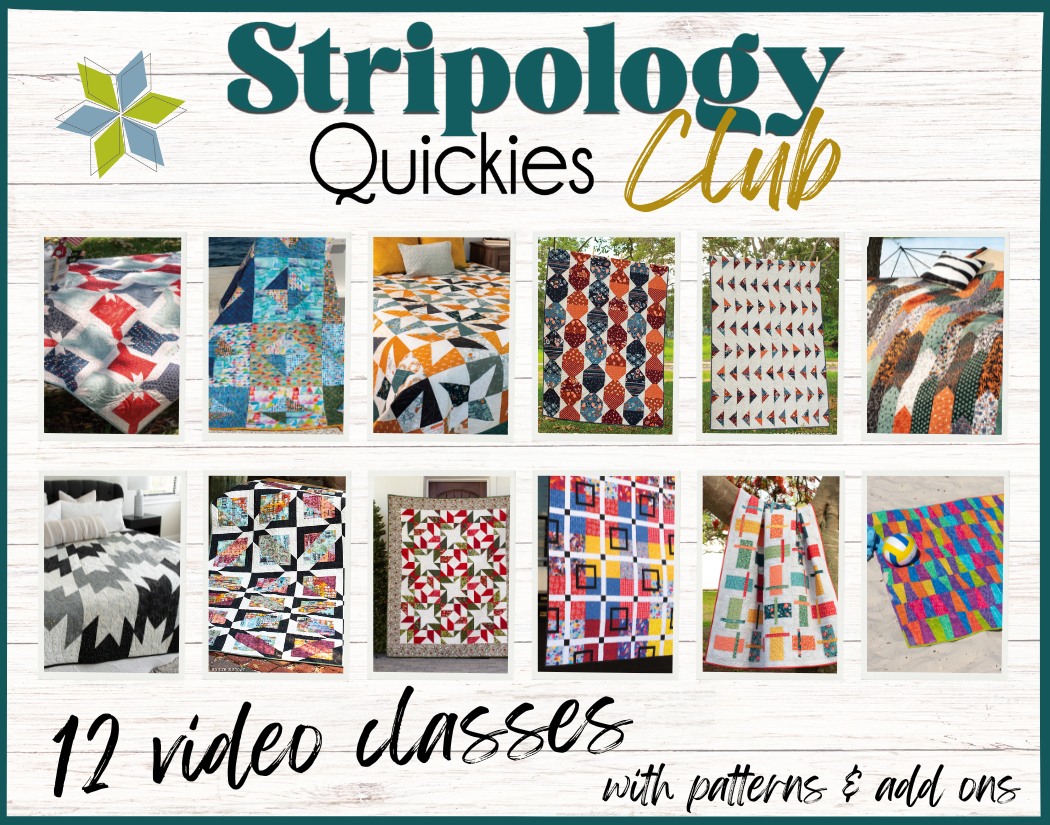 Stripology Quickies Club - 12 patterns, video classes & more – GE Designs