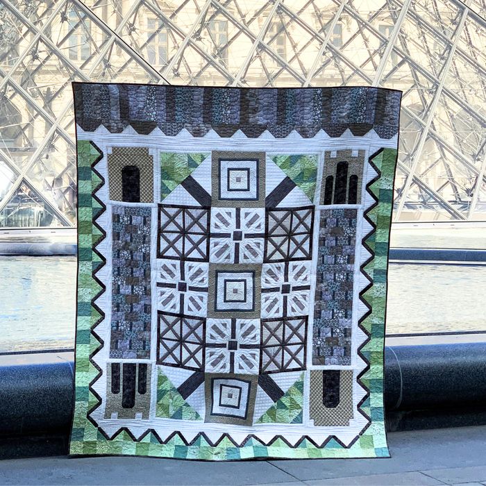 A Stroll In Paris Block of the Month Quilt Program- Full Access with Video Tutorials, quilt pattern