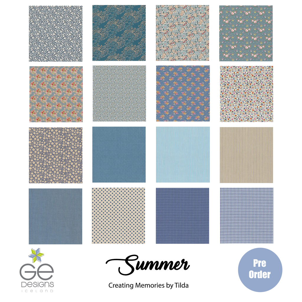 Tilda Creating Memories Summer - half yard bundle Pre-Order Fabrics Tilda   