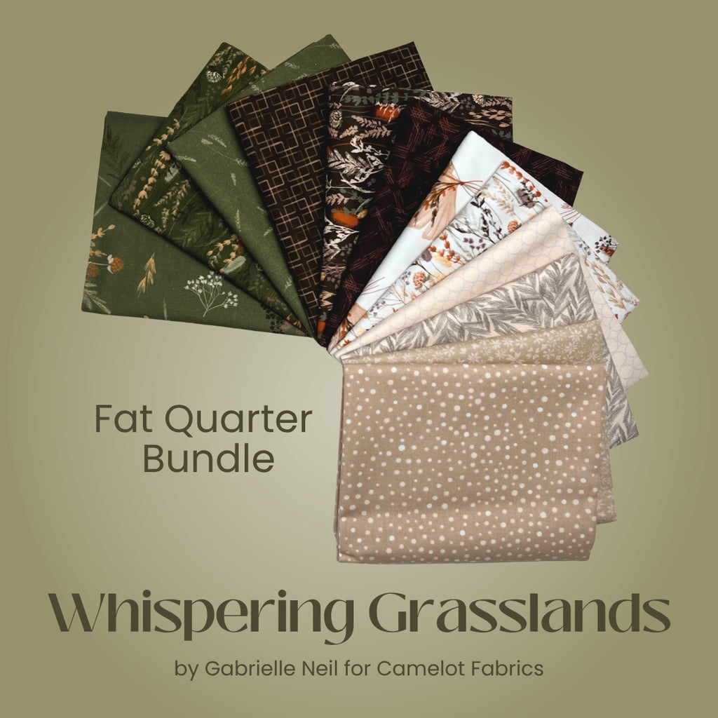 Whispering Grasslands Fat Quarter Bundle Fabrics Camelot
