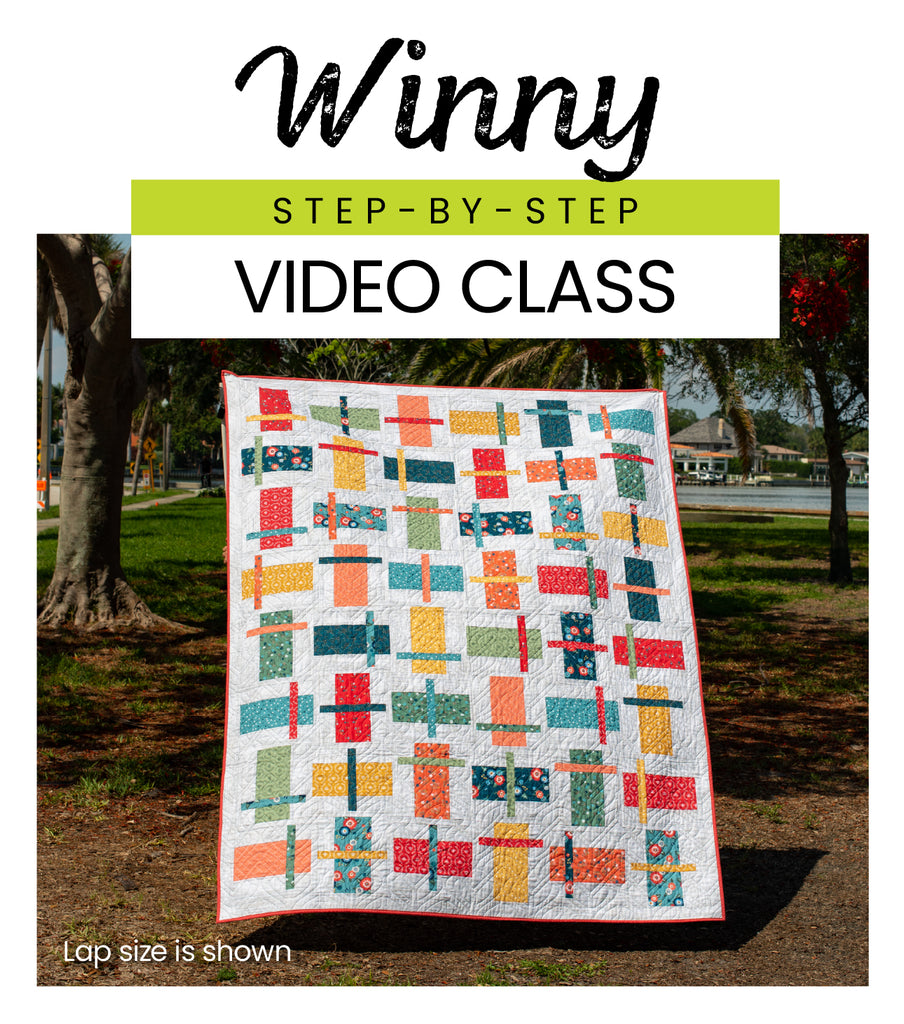 Winny Video Class - Stripology Quickies Club Pattern GE Designs