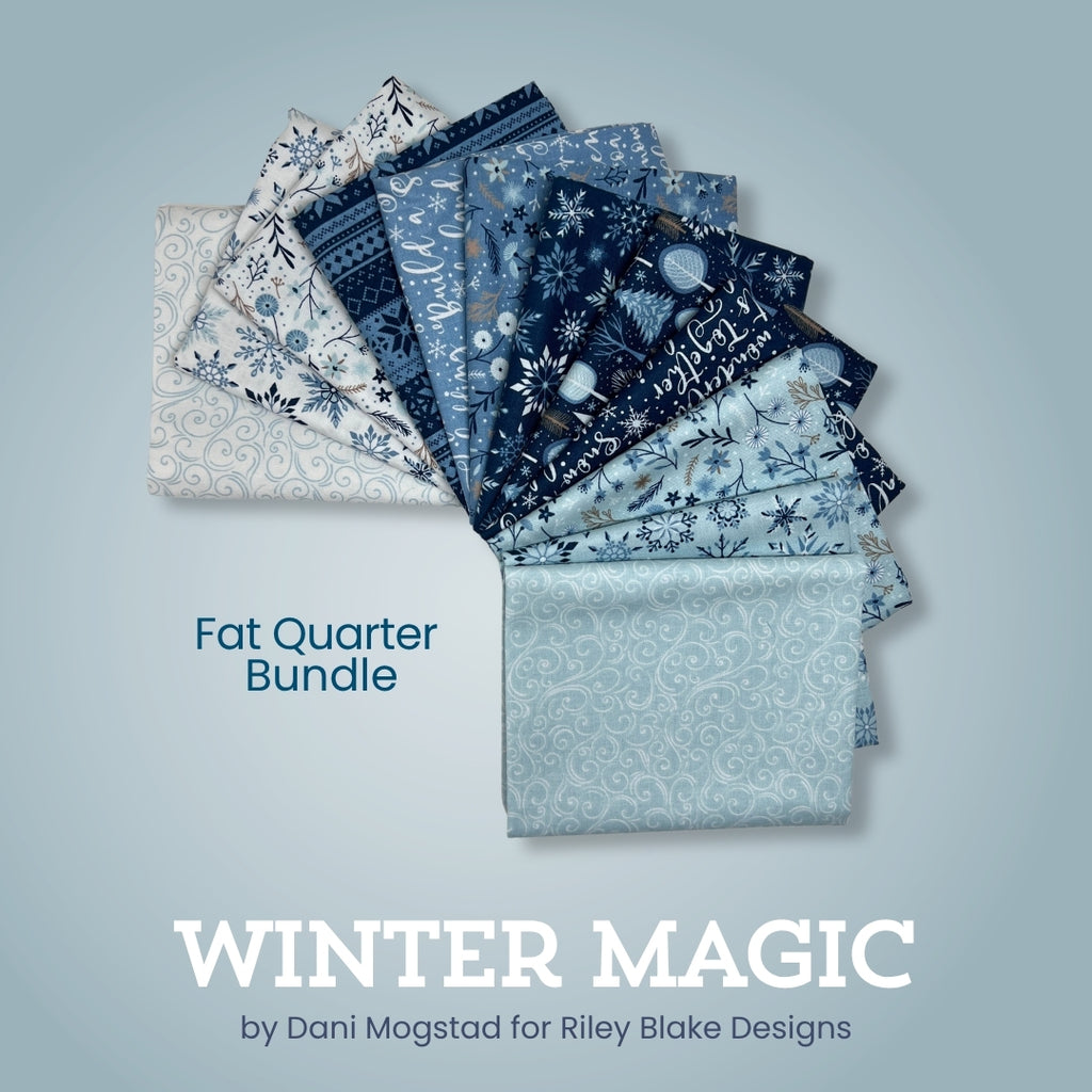Winter Magic Fat Quarter Bundle Fabrics Riley Blake
