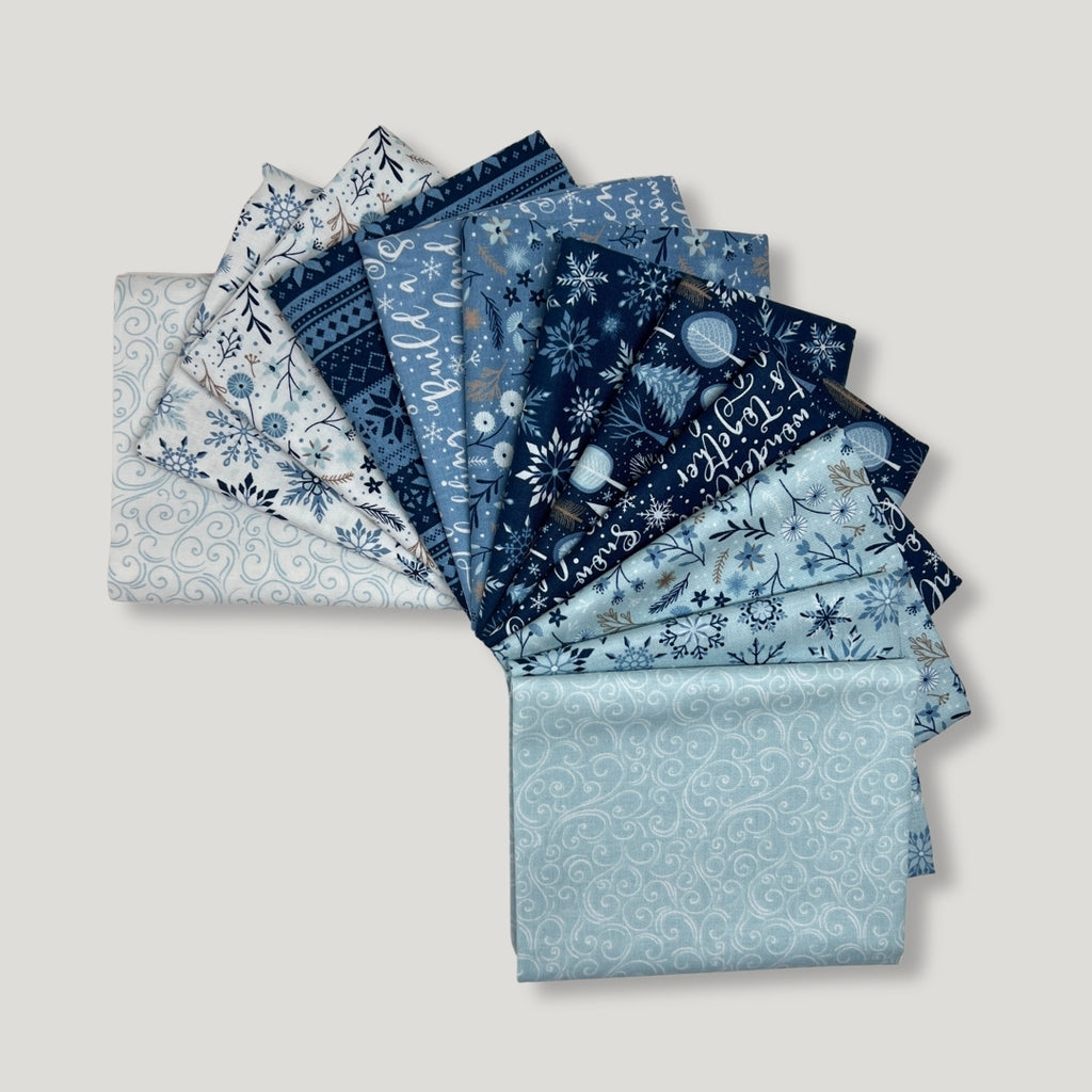 Winter Magic Fat Quarter Bundle Fabrics Riley Blake