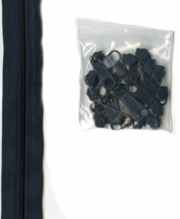 4 yards pf 16mm zipper- Navy ZIPYD-235  By Annie   