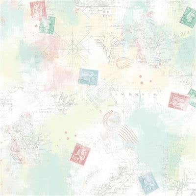 Harmony Digital Map Light Pewter Y4581-118 Fabrics Clothworks