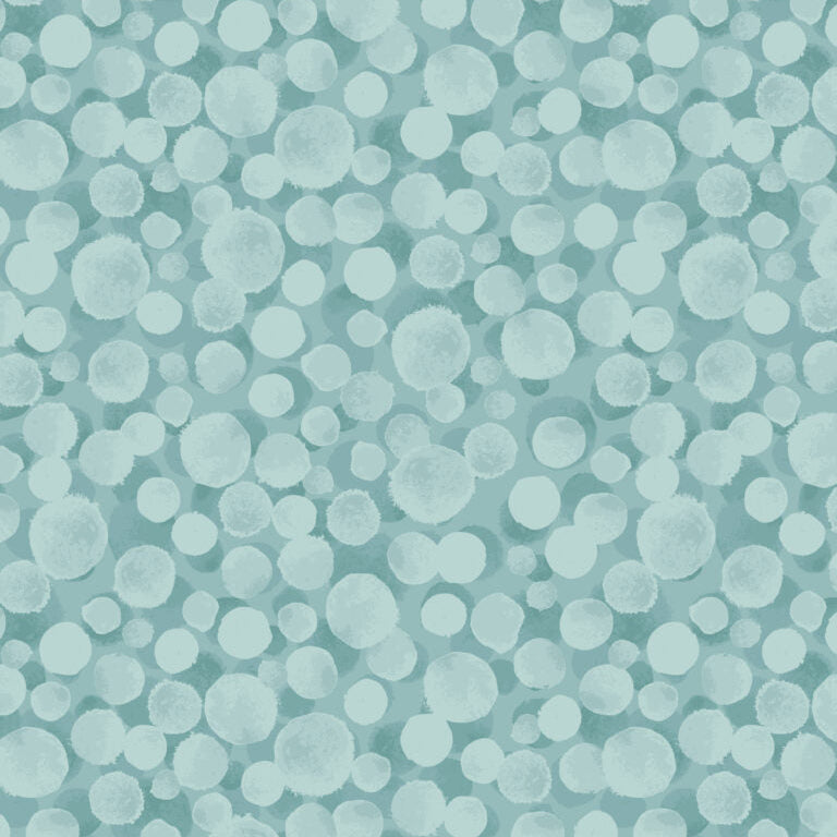 Bumbleberries Duck Egg BBS10 Fabrics Lewis & Irene