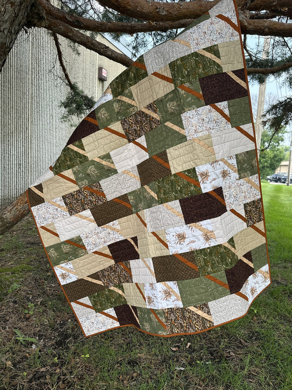 Dina, a finished quilt from the quilt along