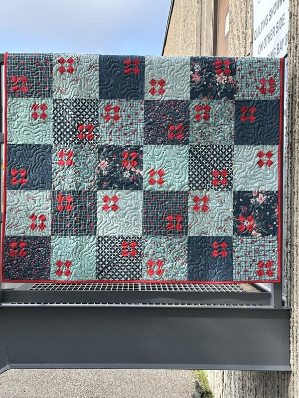 Frida, a finished quilt from the quilt along