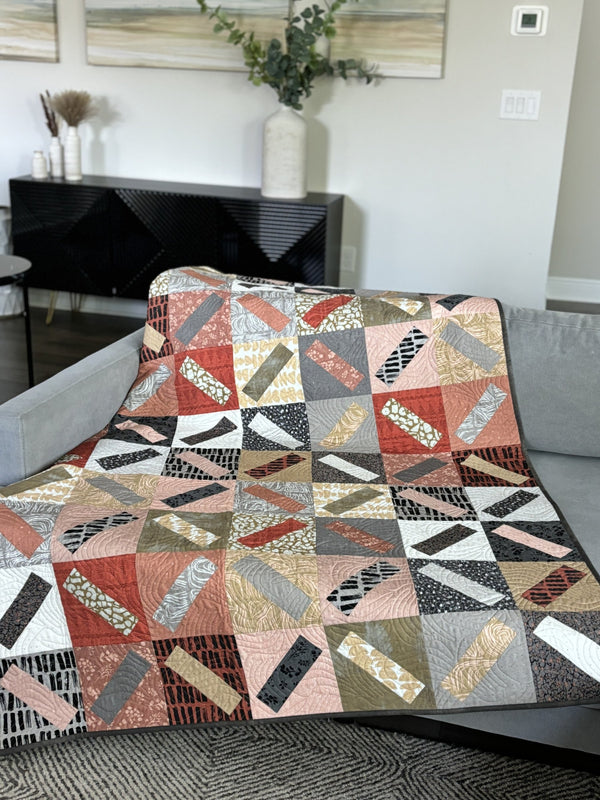 Mia, a finished quilt from the quilt along