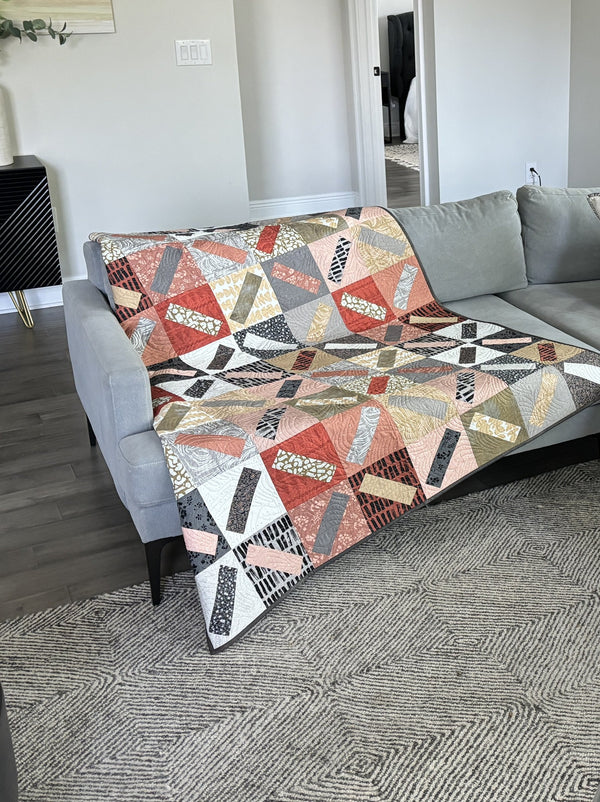 Mia, a finished quilt from the quilt along
