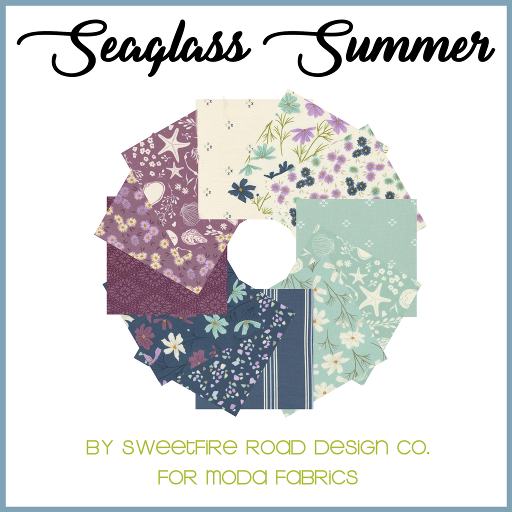 Seaglass Summer Stash Builder Bundle PRE-ORDER Fabrics Moda Fabrics   