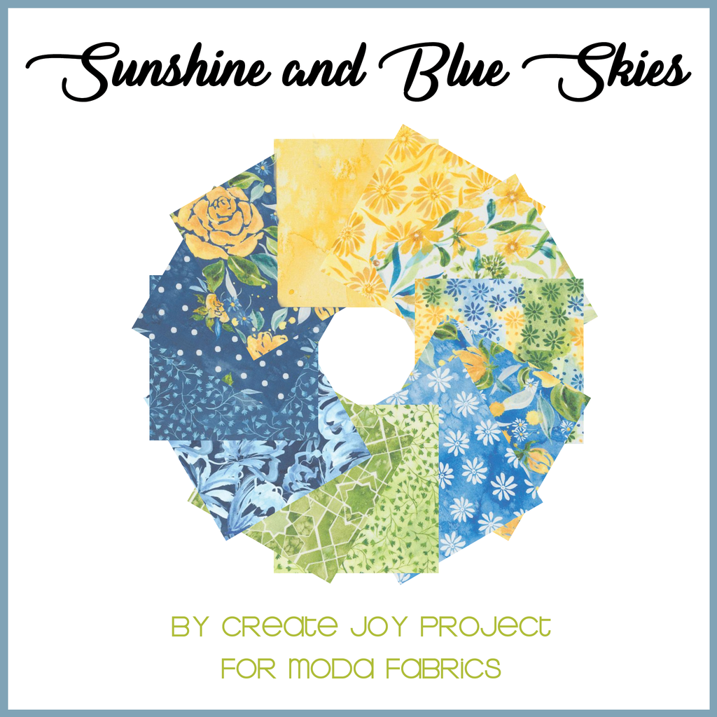 Sunshine and Blue Skies Stash Builder Bundle PRE-ORDER Fabrics Moda Fabrics   