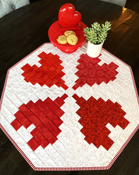 True Hearts Table Topper