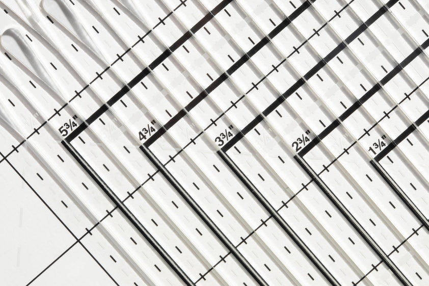 Stripology© Quarters MINI Ruler CGRGE4 – GE Designs