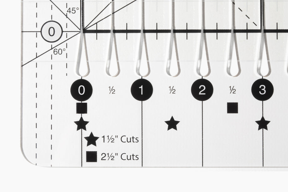 Stripology XL Ruler by Gudrun Erla - Cut 75% Faster | GE Designs