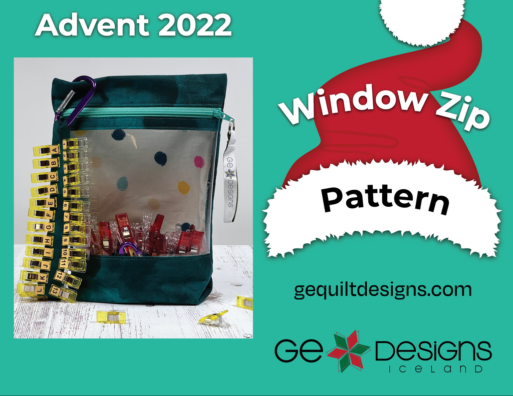 GEasy Window Zip - Bag Pattern GE Designs   