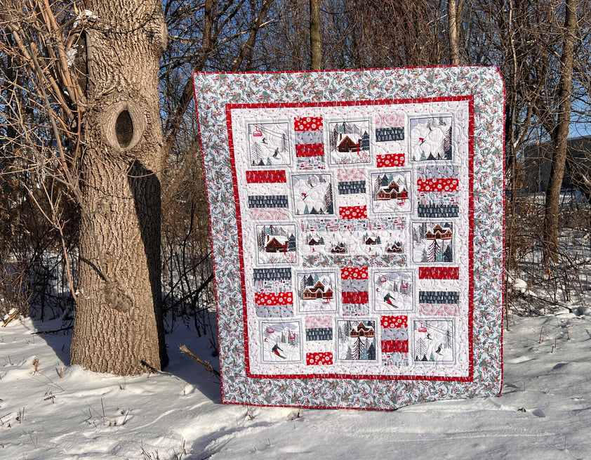 Alpine Ski Quilt Kit GE Designs