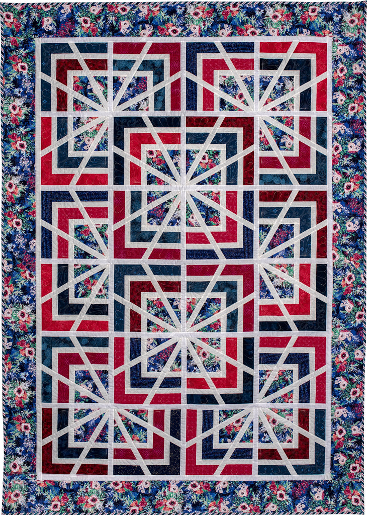 Astrid - PDF Pattern using 2-1/2" strips 224 – GE Designs