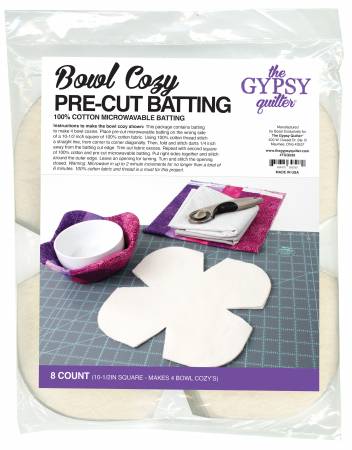 Bowl Cozy Small Pre-Cut Batting 8ct TGQ036 Tool Checker   