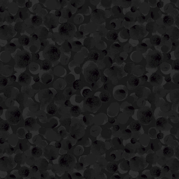 Bumbleberries Black BBS30, quilting fabric by Lewis & Irene