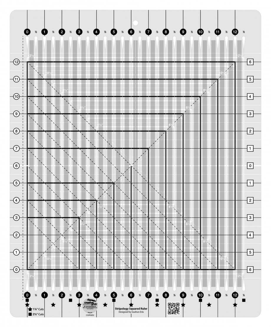 Stripology© Squared Ruler CGRGE2