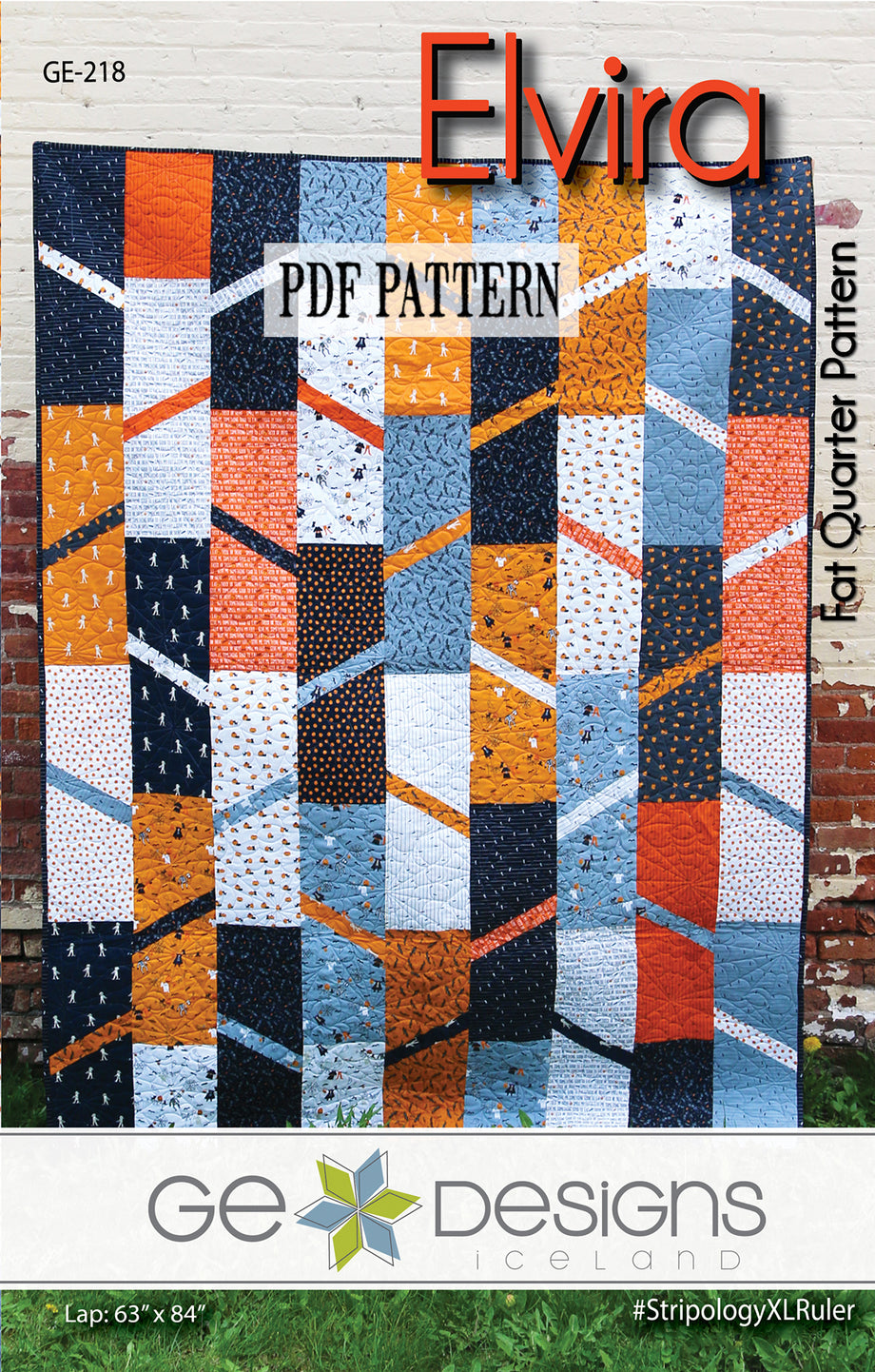 Elvira - PDF Fat Quarter Pattern 218