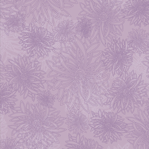 Floral Elements Lavender Haze 543 Fabrics Art Gallery