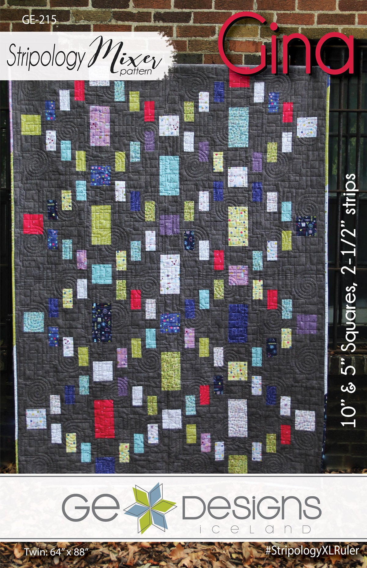 June Stripology Quilt with Janet