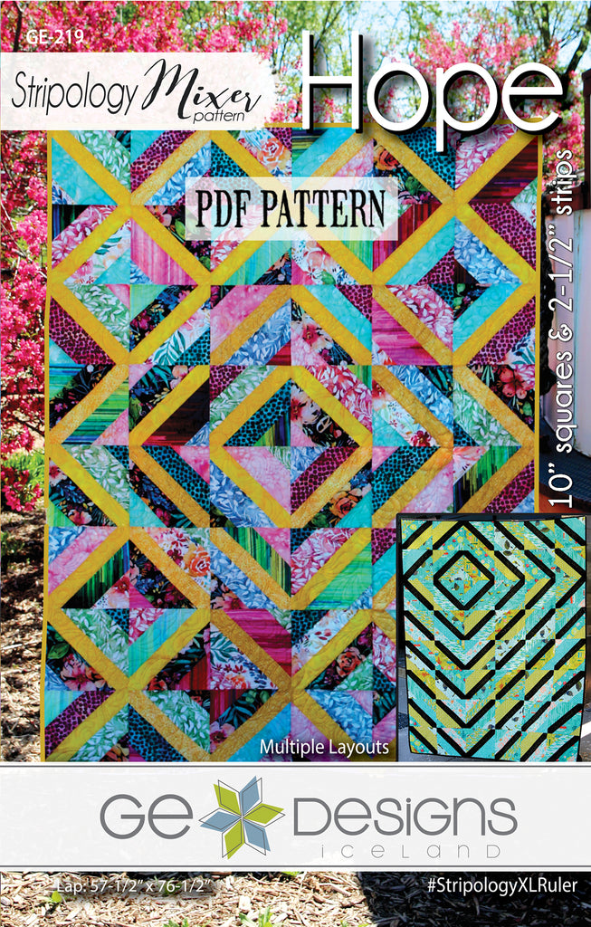 HOPE - PDF Stripology Mixer Pattern Pattern GE Designs   