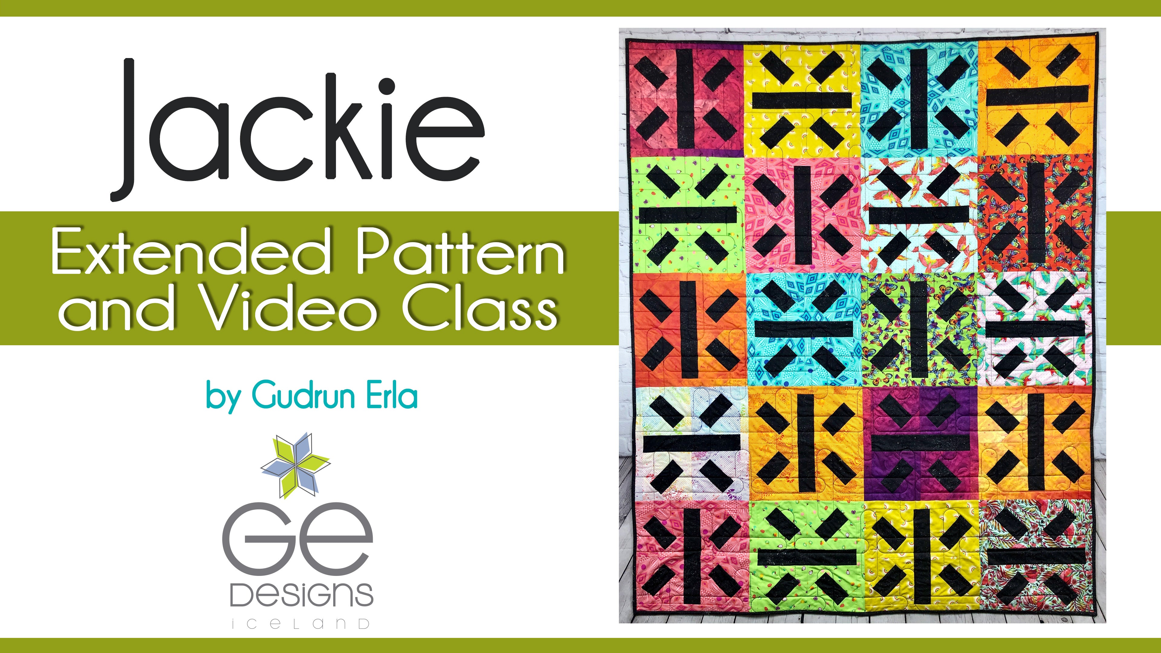 Jackie Extended Pattern And Video Class GE Designs