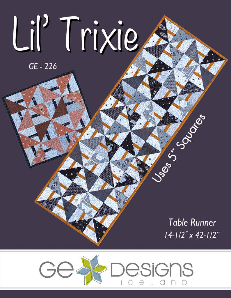 Lil' Trixie - Table runner pattern 226 Pattern GE Designs   
