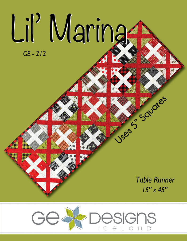 Lil' Marina - Table runner pattern 212 Pattern GE Designs   