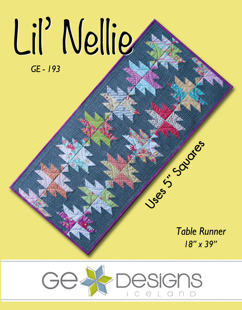 Lil' Nellie - Table runner pattern 193 – GE Designs