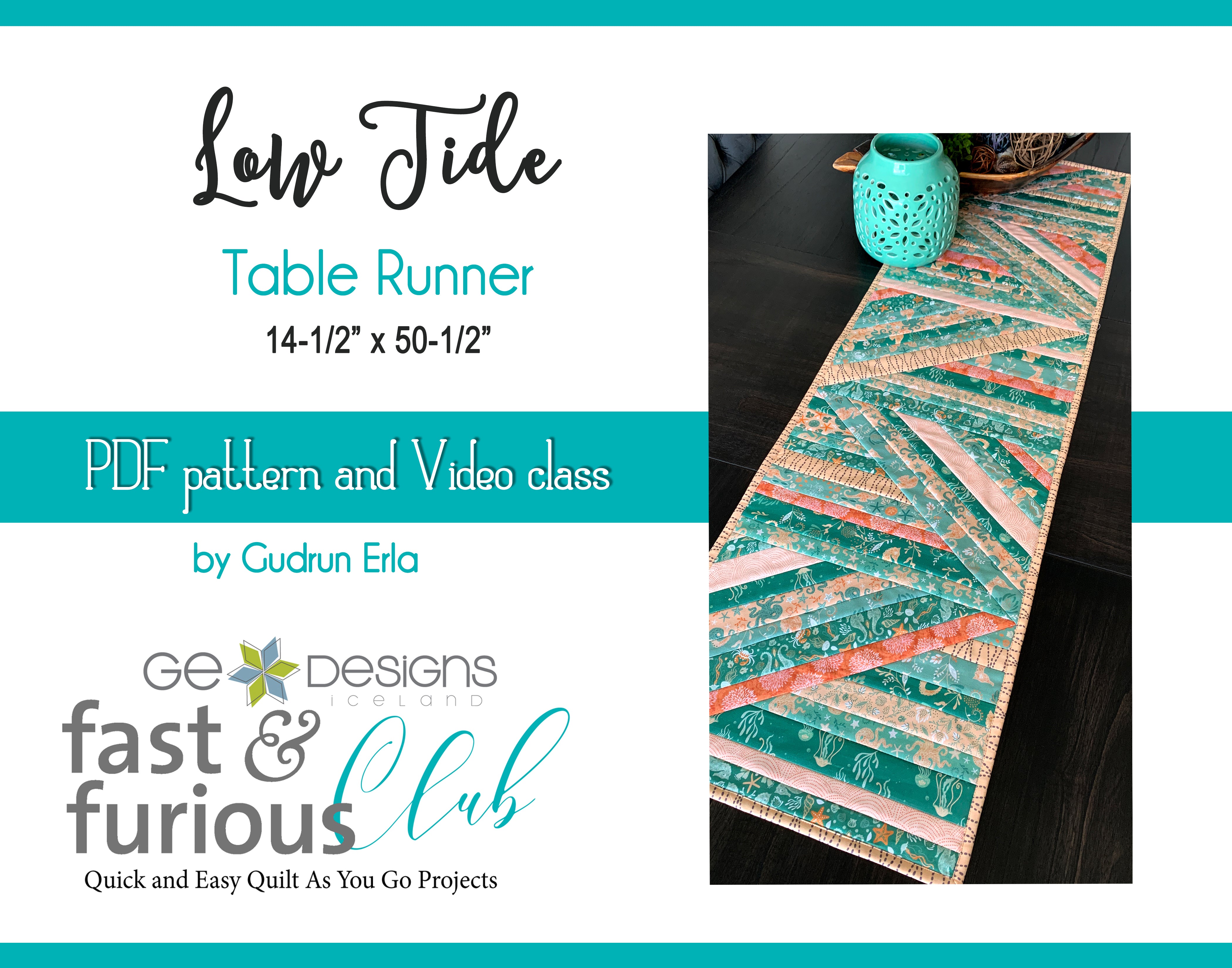 Low Tide Table Runner Pattern And