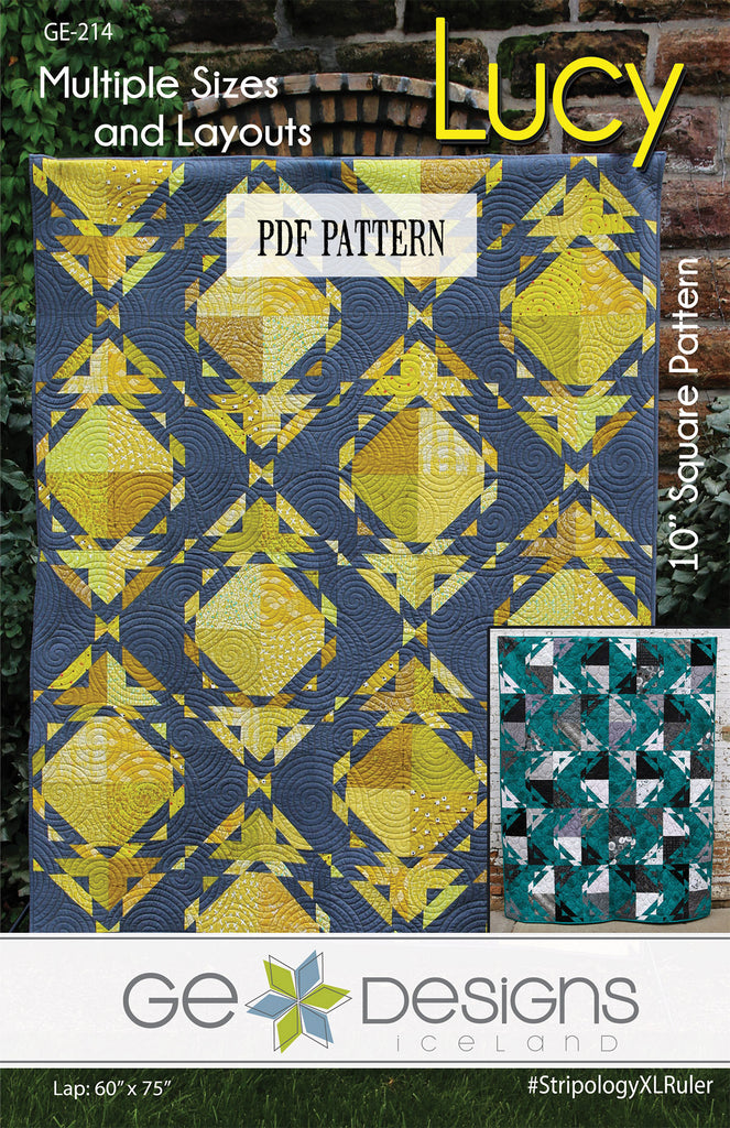 Lucy - 10" Square PDF Pattern 214 Pattern GE Designs   