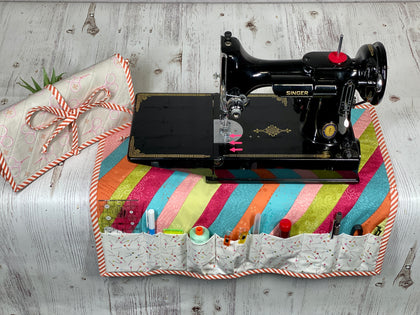Sewing Organizers, a finished Quilt As You Go project